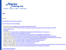 Tablet Screenshot of algomafishing.com